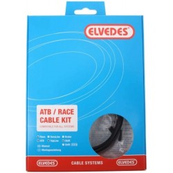 ELVEDES váltóbowden, bowdenház szett, országúti mtb kerékpár, FEKETE, Shimano SRAM Campagnolo 2015002