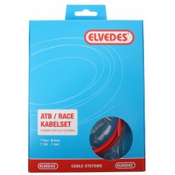ELVEDES váltóbowden, bowdenház szett, országúti mtb kerékpár, PIROS, Shimano SRAM Campagnolo 2015005