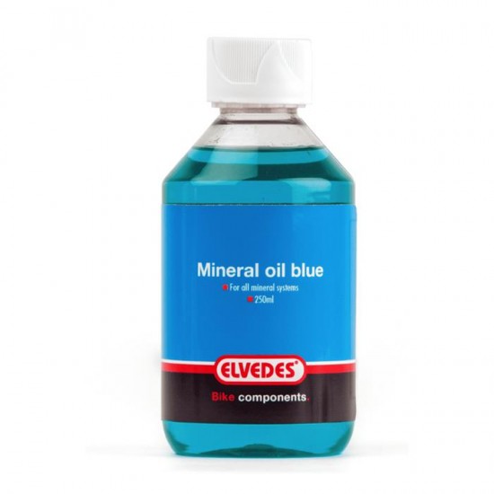 ELVEDES blue minerail hydraulic brake oil fluid 100 ml 250 ml 1000ml