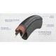 HUTCHINSON bicycle tire Blackbird RACE Racing LAB Tubeless Ready road 700x30 clincher folding black 30-622