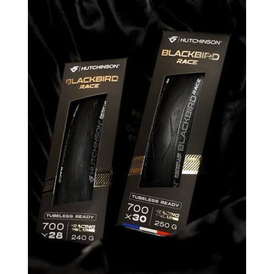 HUTCHINSON bicycle tire Blackbird RACE Racing LAB Tubeless Ready road 700x30 clincher folding black 30-622