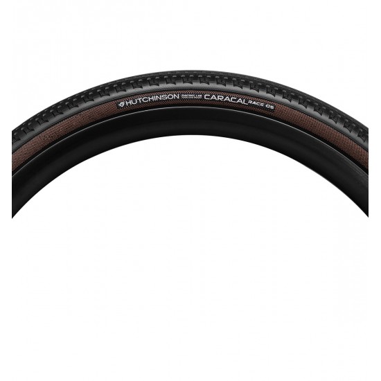 HUTCHINSON bicycle tire CARACAL RACE GS GridSkin Mach Tread Tubeless Ready gravel 700x45 clincher folding Tan sidewall 45-622