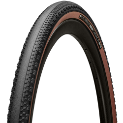 HUTCHINSON kerékpár gumi külső CARACAL RACE Mach Tread Tubeless Ready gravel 700x40 hajtogatós barna oldalfalú 40-622
