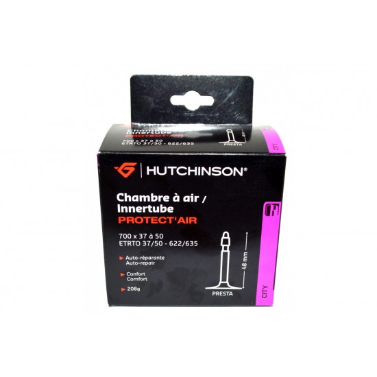 HUTCHINSON kerékpár gumi belső Protect Air 700x37-50 622 635 önjavító city országúti városi gravel presta 48 mm szelep CV657991