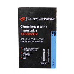 HUTCHINSON kerékpár gumi belső Standard 700x25-30 622 országúti, könnyű, defektálló, presta 48 mm szelep CV658071