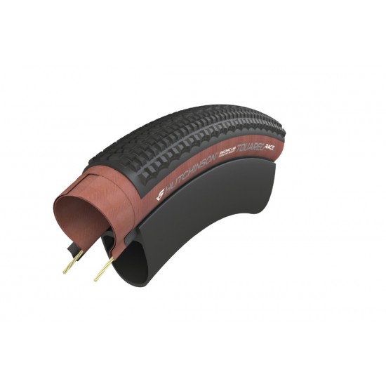 HUTCHINSON kerékpár gumi külső TOUAREG RACE Mach Tread Tubeless Ready gravel 700x45 hajtogatós fekete 45-622