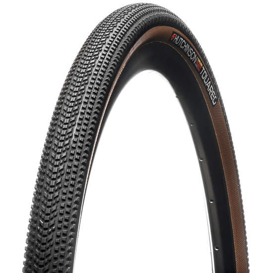 HUTCHINSON kerékpár gumi külső Touareg Hardskin Tubeless Ready gravel 700x40 belsős hajtogatós barna oldalfalú 40-622
