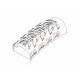 HUTCHINSON kerékpár gumi külső Tundra Hardskin Tubeless Ready gravel 700x40 belsős hajtogatós barna oldalfalú 40-622
