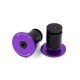 JRC handlebar end plugs, alu JRC handlebar end plugs, alu