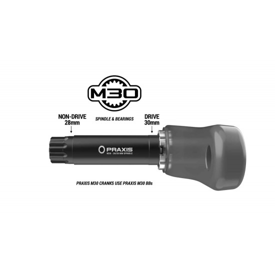 Praxis középcsapágy T47 inner IB belső 47 x 85.5 mm M30 30 / 28 mm tengely 47-8000