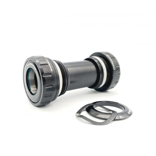 Praxis bottom bracket BSA english thread M24 24 / 22 mm spindle 68 - 73 mm, steel bearings, road / mtb, 68-0301