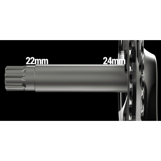 Praxis bottom bracket BSA english thread M24 24 / 22 mm spindle 68 - 73 mm, steel bearings, road / mtb, 68-0301