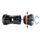 Praxis középcsapágy BB30 PF30 68mm váz országúti M30 30 / 28 mm Praxis tengely, kerámia csapágy 68-5401R