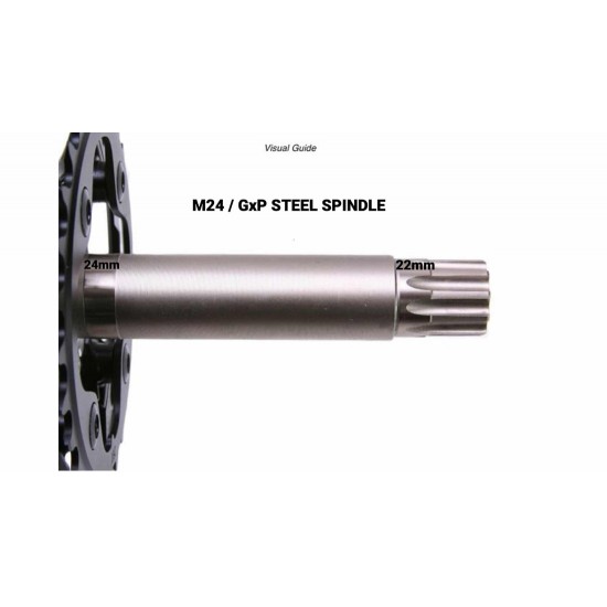 Praxis bottom bracket BB30 PF30 73mm road frame M24 24 / 22 mm Praxis SRAM GXP spindle, steel bearing 73-3201R