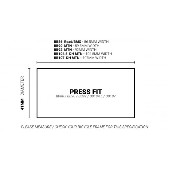 Praxis középcsapágy M30 30 / 28 mm tengely 41 x 86.5 89.5 92 mm BB86 / BB90 / BB92 / DH 104.5 / DH 107, acél csapágyak