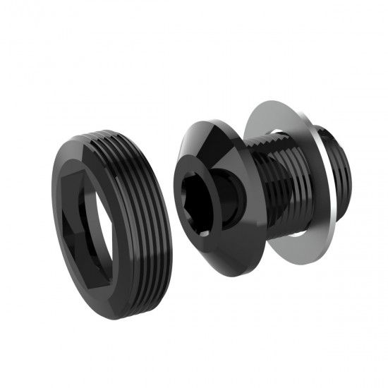 PRAXIS crank bolt self extracting M24 black eCrank TP-0024