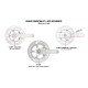 PRAXIS chainring set BUZZ 110 BCD 52 / 36 compact Shimano SRAM Campagnolo 10 11 12 speed 5236-4012