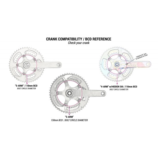 PRAXIS chainring set BUZZ SPORT 110 BCD 48 / 32 compact Shimano SRAM Campagnolo 10 11 12 speed 4832-3012