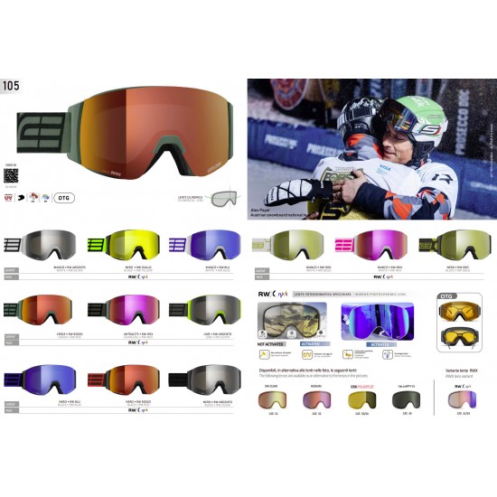 SALICE 105 DARWF OTG (szemüvegre vehető) síszemüveg, snowboard szemüveg