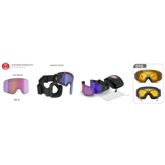 SALICE 106 DARWF OTG (szemüvegre vehető) síszemüveg, snowboard szemüveg