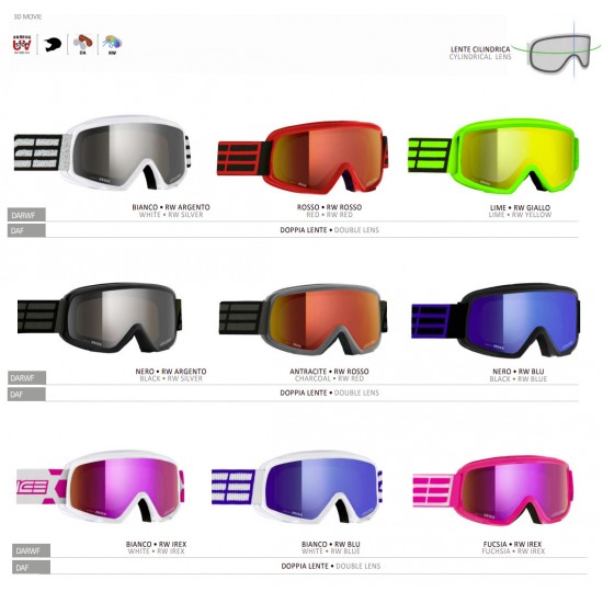 SALICE 608 DARWF síszemüveg, snowboard szemüveg