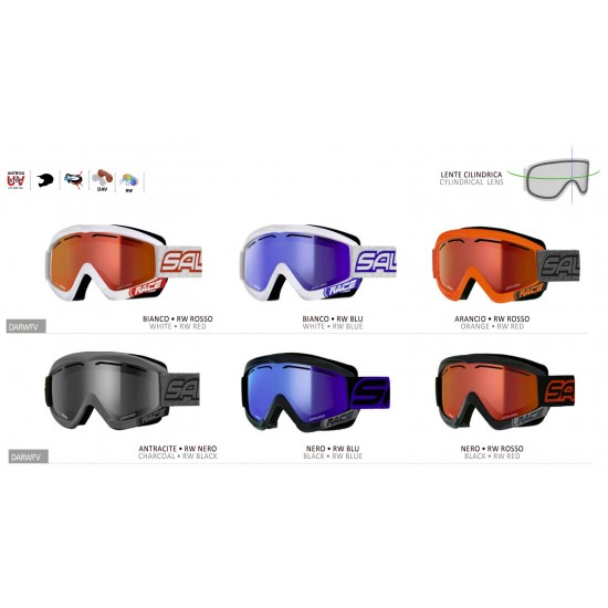 SALICE 969 DARWFV síszemüveg, snowboard szemüveg
