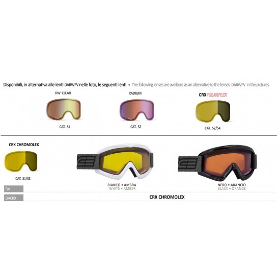 SALICE 969 DARWFV síszemüveg, snowboard szemüveg