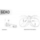 SALICE GEKO síszemüveg, snowboard szemüveg betét normál dioptriás szemüveg lencse használatához, kontaktlencse helyett