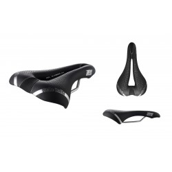 Selle Italia nyereg női Diva Gel Superflow Ti316 pálcás, 152 mm x 270 mm L3 méret, zselés, országúti túra trekking