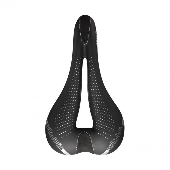 Selle Italia nyereg női Diva Gel Superflow Ti316 pálcás, 152 mm x 270 mm L3 méret, zselés, országúti túra trekking