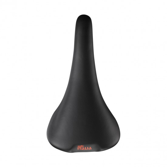 Selle Italia nyereg FLITE 1990 klasszikus fekete bőr L1 146 x 280 mm méret, Ti316 pálcás