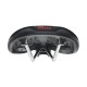 Selle Italia nyereg FLITE 1990 klasszikus fekete bőr L1 146 x 280 mm méret, Ti316 pálcás