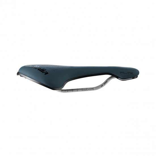 Selle Italia saddle FLITE BOOST GRAVEL Ti316 SUPERFLOW L3 145 mm size, Ti316 rails, BLUE