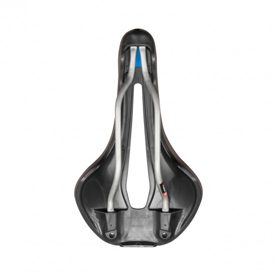 Selle Italia nyereg FLITE BOOST GRAVEL Ti316 SUPERFLOW L3 145 mm méret, Ti316 pálca, BARNA