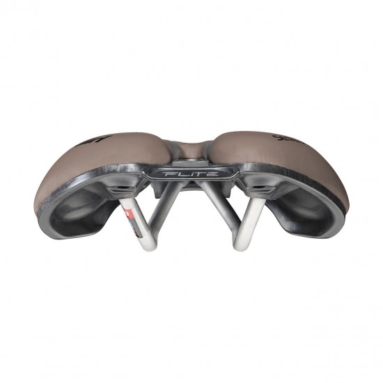 Selle Italia nyereg FLITE BOOST GRAVEL Ti316 SUPERFLOW L3 145 mm méret, Ti316 pálca, BARNA