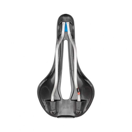 Selle Italia nyereg FLITE BOOST GRAVEL Ti316 SUPERFLOW S3 135 mm méret, Ti316 pálca, SZÜRKE
