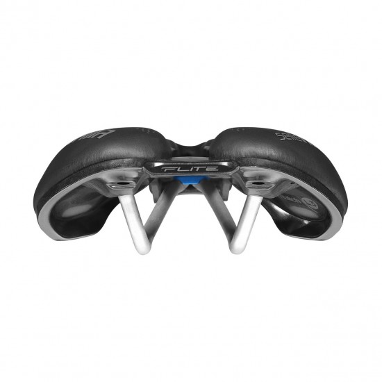 Selle Italia nyereg FLITE BOOST GRAVEL Ti316 SUPERFLOW L3 145 mm méret, Ti316 pálca, FEKETE