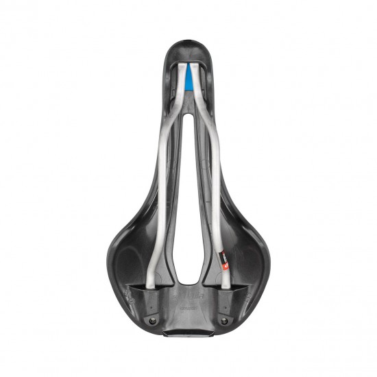 Selle Italia nyereg FLITE BOOST GRAVEL Ti316 SUPERFLOW S3 135 mm méret, Ti316 pálca, FEKETE
