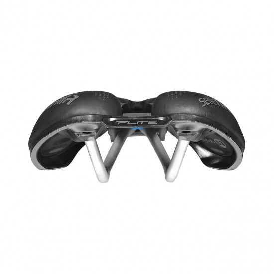 Selle Italia nyereg FLITE BOOST GRAVEL Ti316 SUPERFLOW S3 135 mm méret, Ti316 pálca, FEKETE