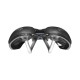 Selle Italia nyereg FLITE BOOST GRAVEL Ti316 SUPERFLOW S3 135 mm méret, Ti316 pálca, FEKETE