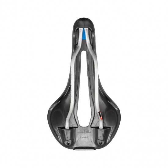 Selle Italia nyereg FLITE BOOST X-CROSS Ti316 SUPERFLOW S3 135 mm méret, Ti316 pálca, FEKETE