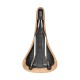 Selle Italia nyereg FLITE Racer klasszikus olasz barna bőr L1 146 x 280 mm méret, Ti316 pálcás