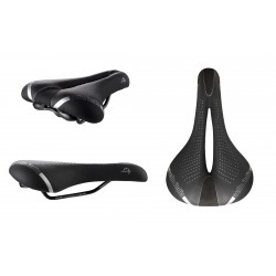 Selle Italia nyereg női Lady Gel TM Flow mangán pálcás, 160 mm x 262 mm L2 méret, zselés, országúti túra trekking