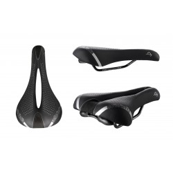 Selle Italia nyereg női Lady Gel TM Flow mangán pálcás, 135 mm x 262 mm S2 méret, zselés, országúti túra trekking