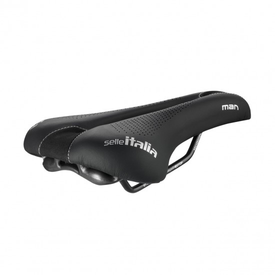 Selle Italia nyereg MAN GEL ADVAN L2 160 x 262 mm méret, mangán pálca, országúti túra