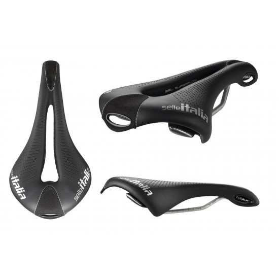Selle Italia nyereg MAX FLITE TI 316 GEL SUPERFLOW L3 145 x 290 mm méret, Ti316 pálcás