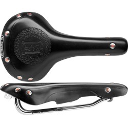 Selle Italia nyereg Mitica L1 160 x 282 mm bőr klasszikus fekete, Brooks forma