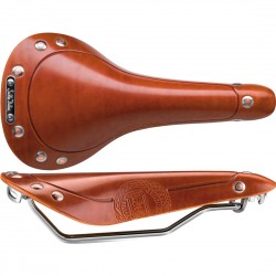 Selle Italia nyereg Mitica L1 160 x 282 mm bőr klasszikus méz barna, Brooks forma
