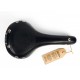 Selle Italia nyereg Mitica L1 160 x 282 mm bőr klasszikus fekete, Brooks forma