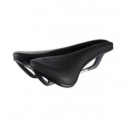 Selle Italia nyereg MODEL X SUPERFLOW COMFORT PLUS kivágott 145 mm L3 méret, FEC pálcás, fekete